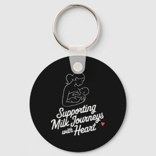 Breastfeeding Mother Support Quote Lactation Consu Key Ring
