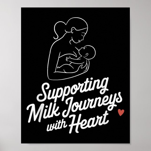 Breastfeeding Mother Support Quote Lactation Consu Poster (Front)