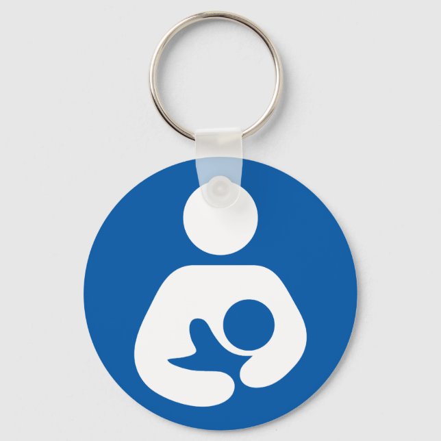 Breastfeeding / Nursing Icon Key Ring (Front)
