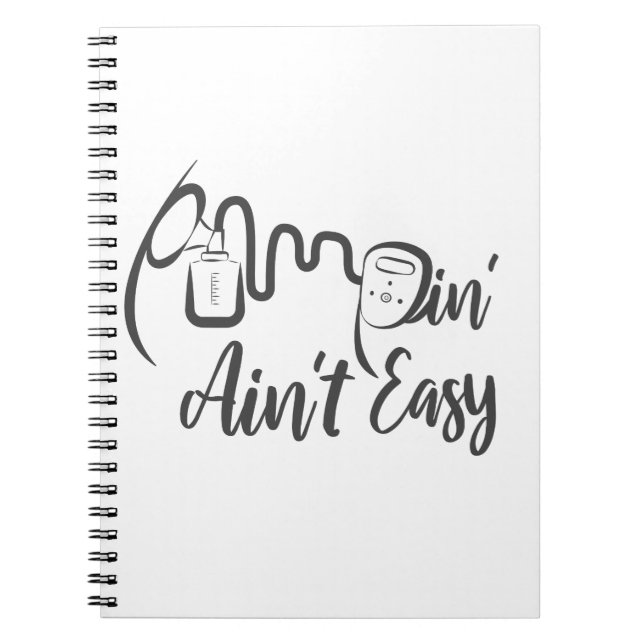 Breastfeeding & Pumping Tees & Apparel Notebook (Front)