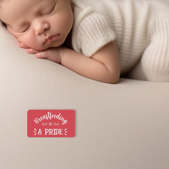 Breastfeeding Red Business Card (Creator Uploaded)