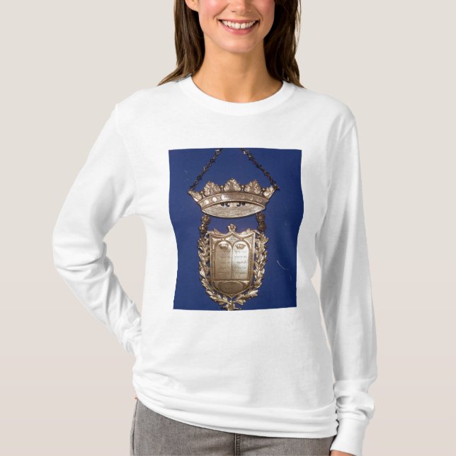 Breastplate or Shield for Torah Scroll T-Shirt (Front)