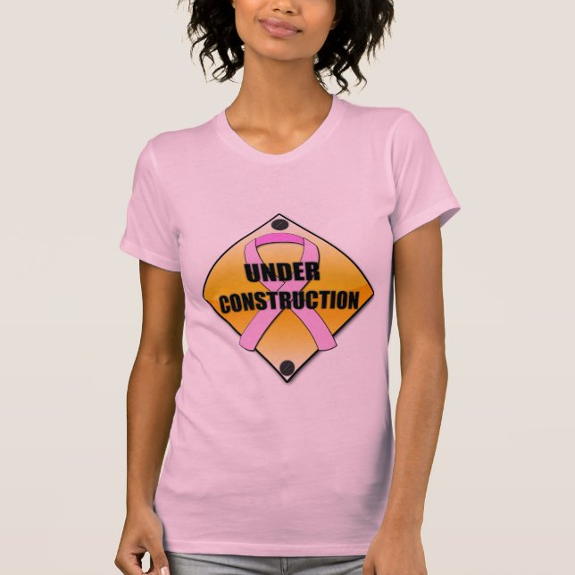Breasts Under Construction ($21.95) T-Shirt (Front)
