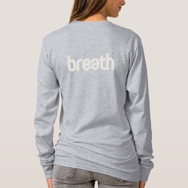 Breath - Basic Long Sleeve T-Shirt (Back)
