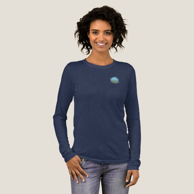 Breath Between Shorelines Tri-Blend Shirt (Full Front)