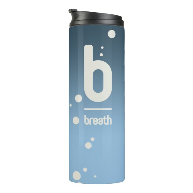 Breath Blue Thermal Tumbler (Rotated Right)