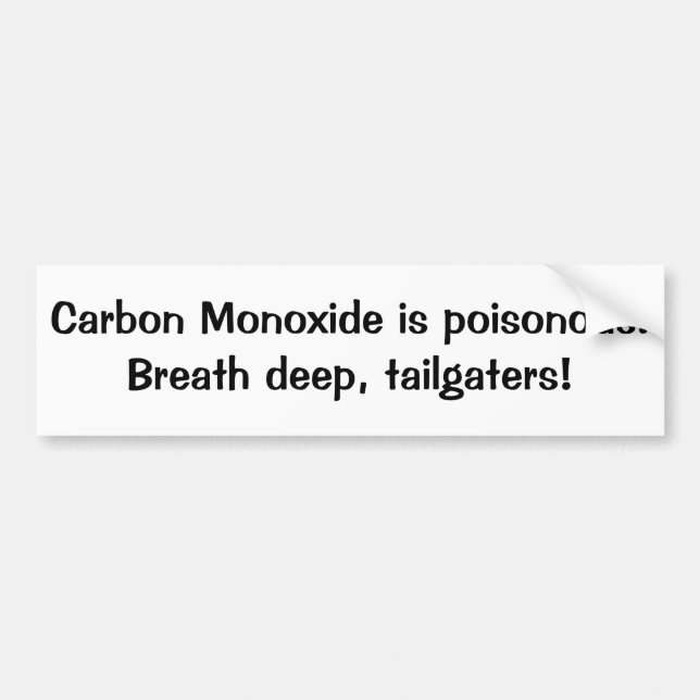 Breath Deep, Tailgaters Bumper Sticker (Front)
