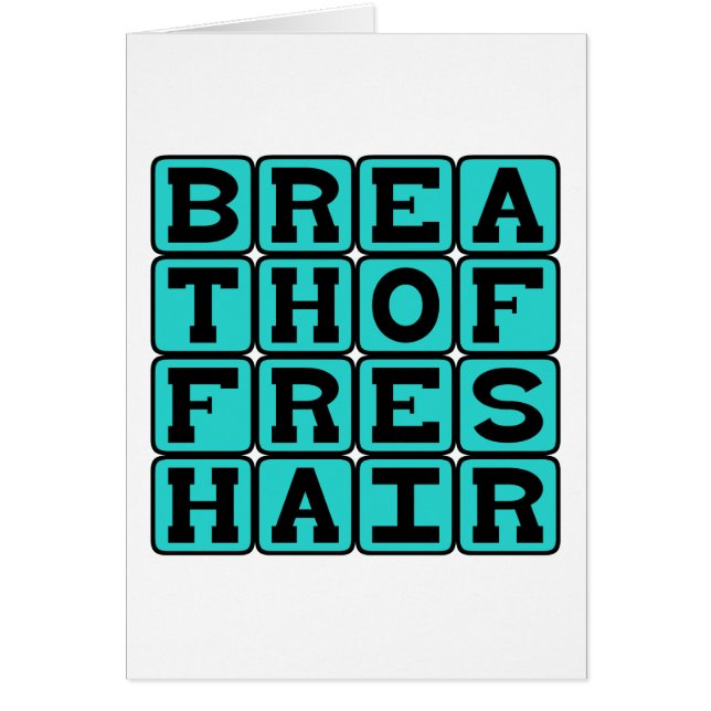 Breath Of Fresh Air, What A Relief (Front)