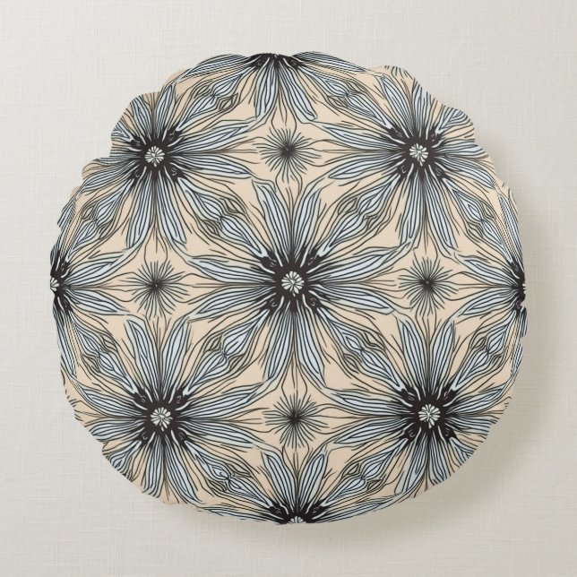 Breath of Spring: Bright Floral Cushion (Front)
