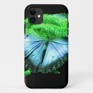 Breath Taking Iridescent Blue Butterfly Case-Mate iPhone Case