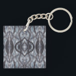 Breathe Abstract Dark Blue Black Watercolor Art Key Ring<br><div class="desc">An abstract of blue and black. This is a print of a Brittany Jeanette original watercolor painting and is part of her Of Light and Darkness series.</div>