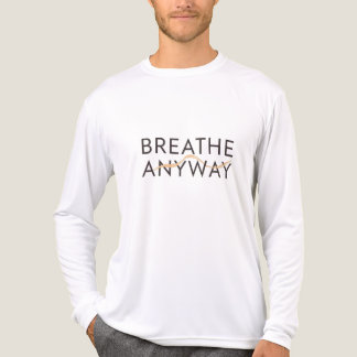 Breathe Anyway – Stress Awareness Minimal Yellow  Tri-Blend Shirt