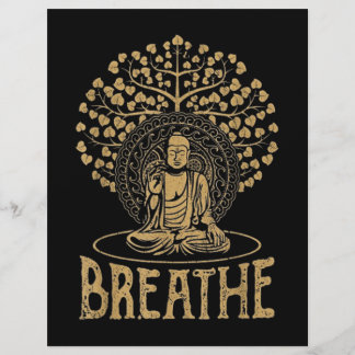 Breathe Buddha Idea Yoga and Meditation Flyer