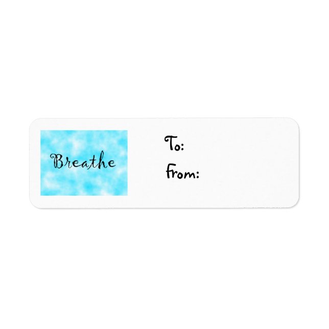 Breathe-christmas label (Front)