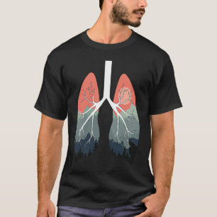 Breathe Clean Air Lung Love Earth Day Breathing Ap T-Shirt
