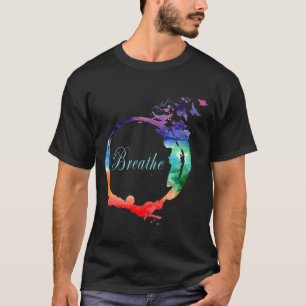Breathe Cool Heavenly Breath Nature Yoga Tee