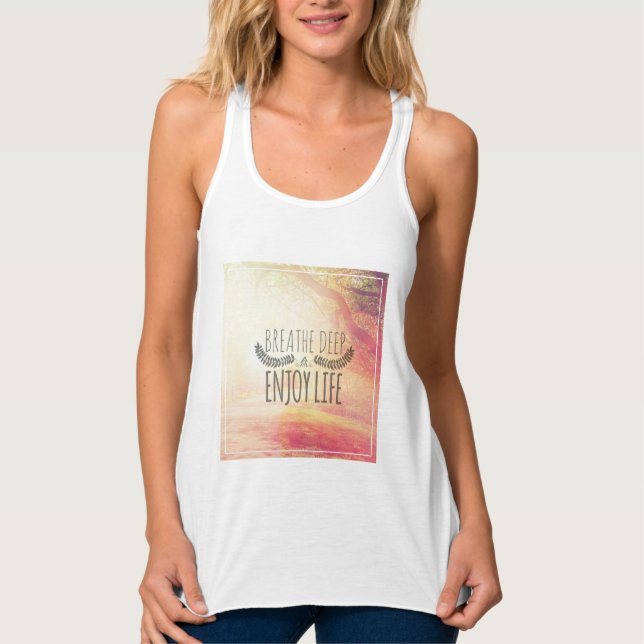 Breathe Deep Singlet (Front)