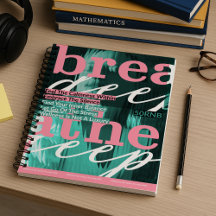 Breathe Deep Wellness Journal – Motivational Quote