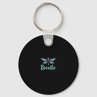 Breathe Dragonfly Suicide Prevention mental health Key Ring