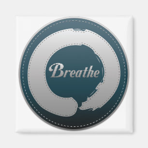 Breathe Enso Stitch Magnet