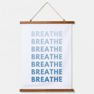 Breathe Gradient Flow Wood Topped Wall Tapestry