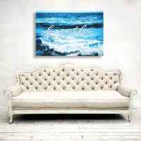 Breathe Hawaii Turquoise Ocean Waves Photo 32x48