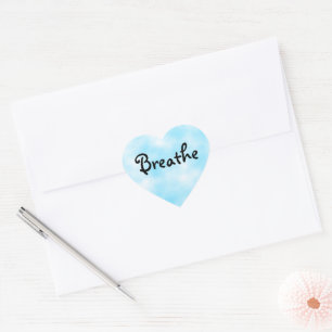 Breathe-heart sticker