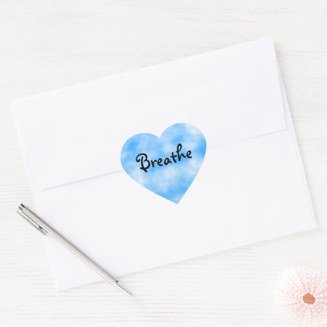 Breathe-heart sticker (Envelope)