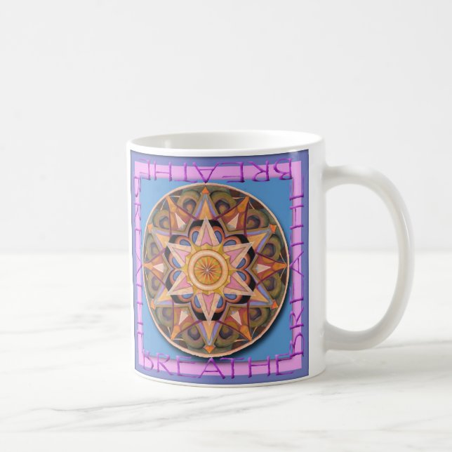Breathe in Gratitude Coffee Mug (Right)