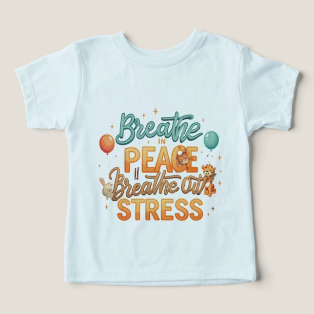 Breathe In Peace, Breathe Out Stress"  (Design Front)