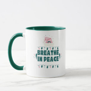 “Breathe in Peace” Minimalist Zen Mug
