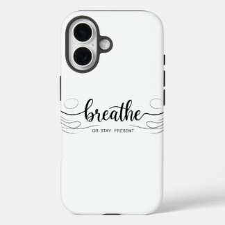 BREATHE  Minimalist iPhone Cover with a Calm Remi