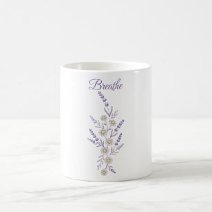 Breathe Mug — Lavender Mental Wellness Gift