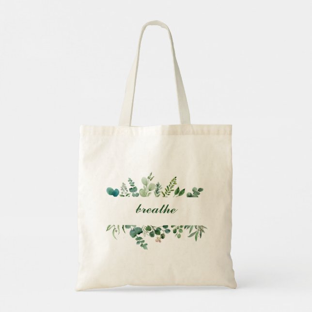 Breathe Oxygen tote bag (Back)