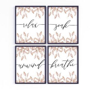 Breathe Relax Soak Bathroom 