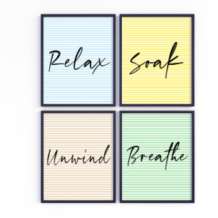 Breathe Relax Soak Bathroom