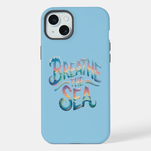 Breathe the Sea iPhone Case (Back)
