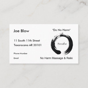 Breathe with Enso symbol Appointment Card