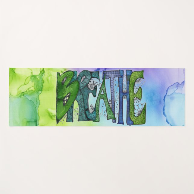 Breathe, Yoga mat (Front (Horizontal))
