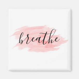 Breathe Zen Yoga Meditation Refrigerator  Magnet