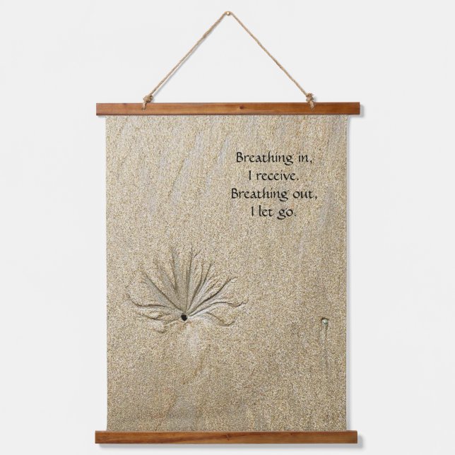 Breathing Wood Topped Wall Tapestry (Front)