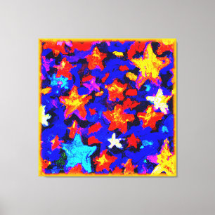"Breathtaking Colourful Stars". Buy Now Canvas Print