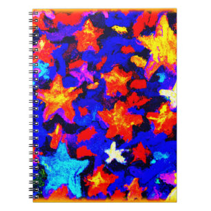 "Breathtaking Colourful Stars". Buy Now Notebook