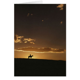 Breathtaking Cowboy Sunset