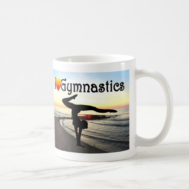 BREATHTAKING GYMNASTICS DESIGN COFFEE MUG (Right)