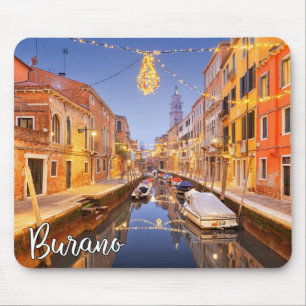 Breathtaking Island Of Burano, Italy Mouse Pad