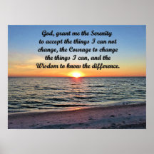 BREATHTAKING SUNRISE SERENITY PRAYER ORIGINAL