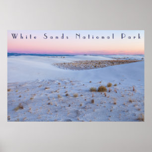 Breathtaking View White Sands National Park Poster