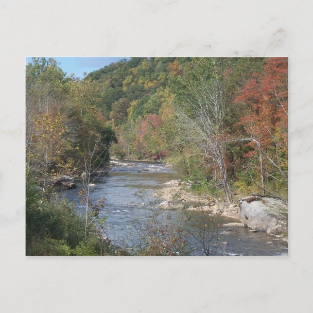 Breathtaking West Virginia River Postcard (Front)