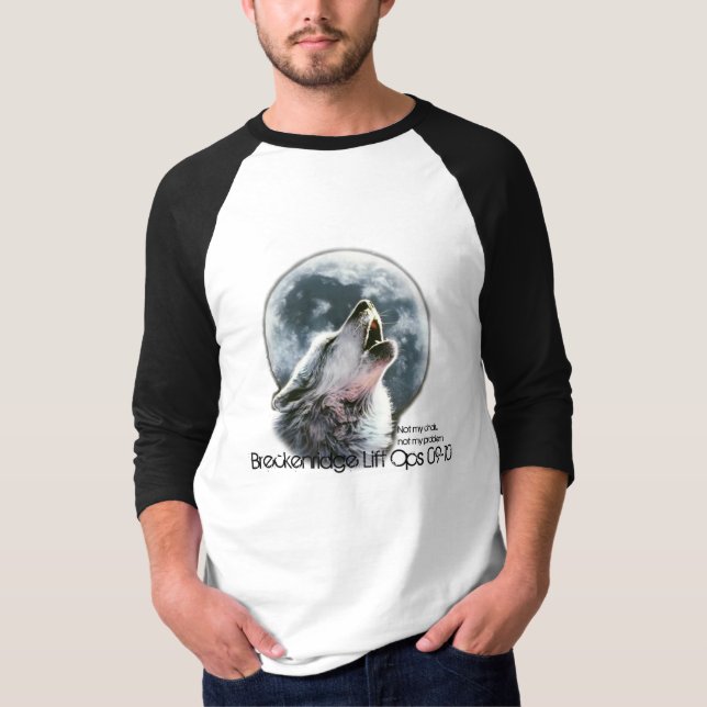 Breck Lift Ops Baseball Style T-Shirt (Front)